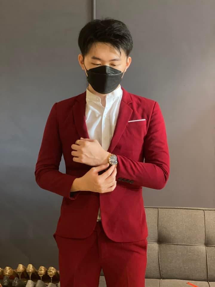 Crimson Tailored Suit